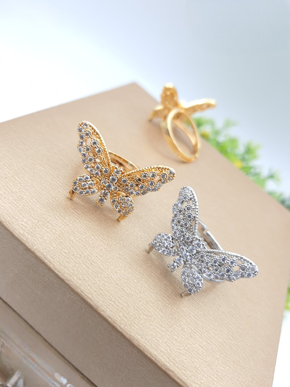 Cute Butterfly Zircon Finger Ring, Eternity Wedding Jewellery, Fashion Simple Zircon Ring, Butterfly Design Finger Ring Cute Butterfly Zircon Finger Ring, Eternity Wedding Jewellery, Fashion Simple Zircon Ring, Butterfly Design Finger Ring